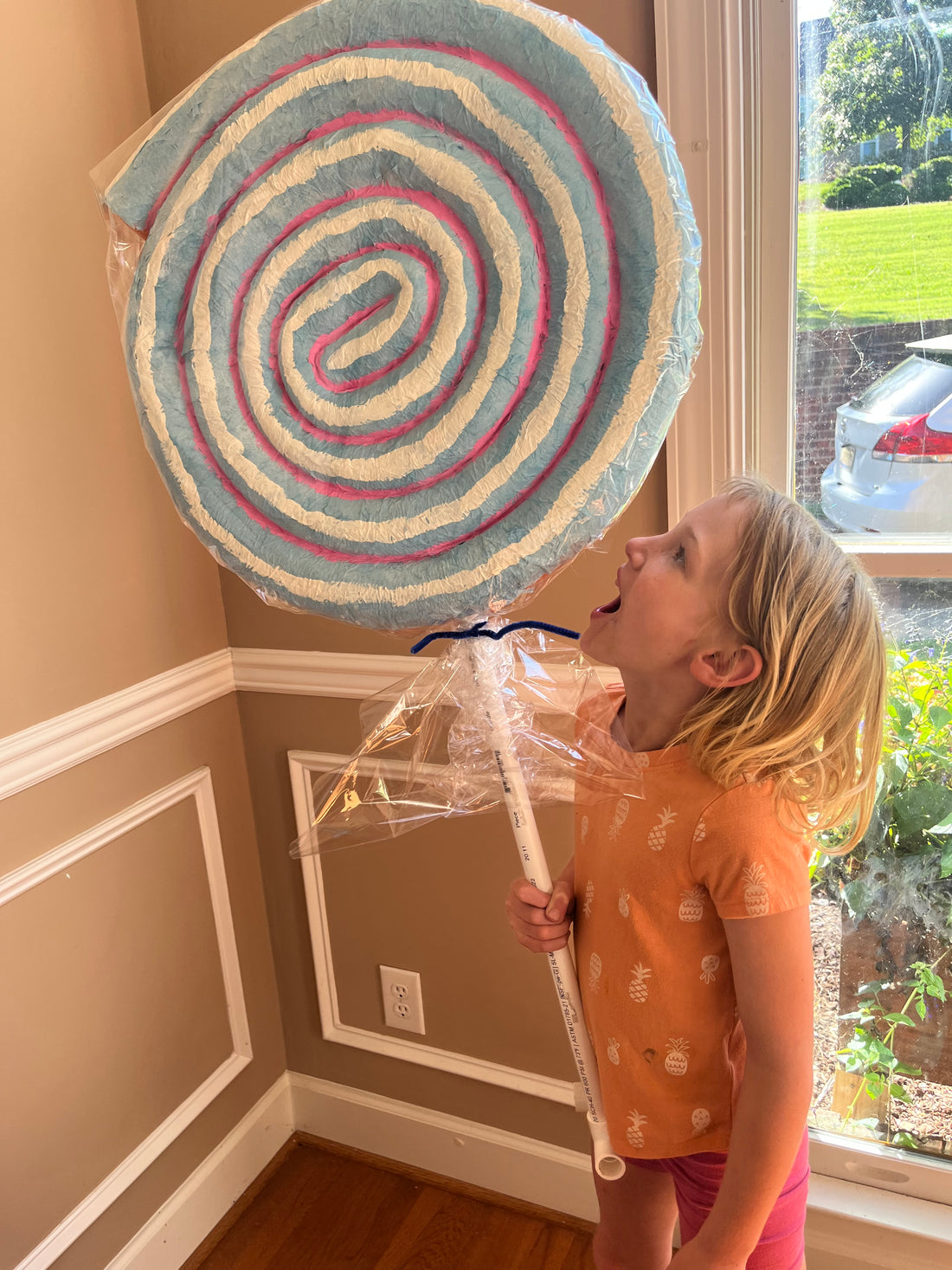 DIY Giant Lollipop Props - Perfect Candy Land or Wonka Party Decorations