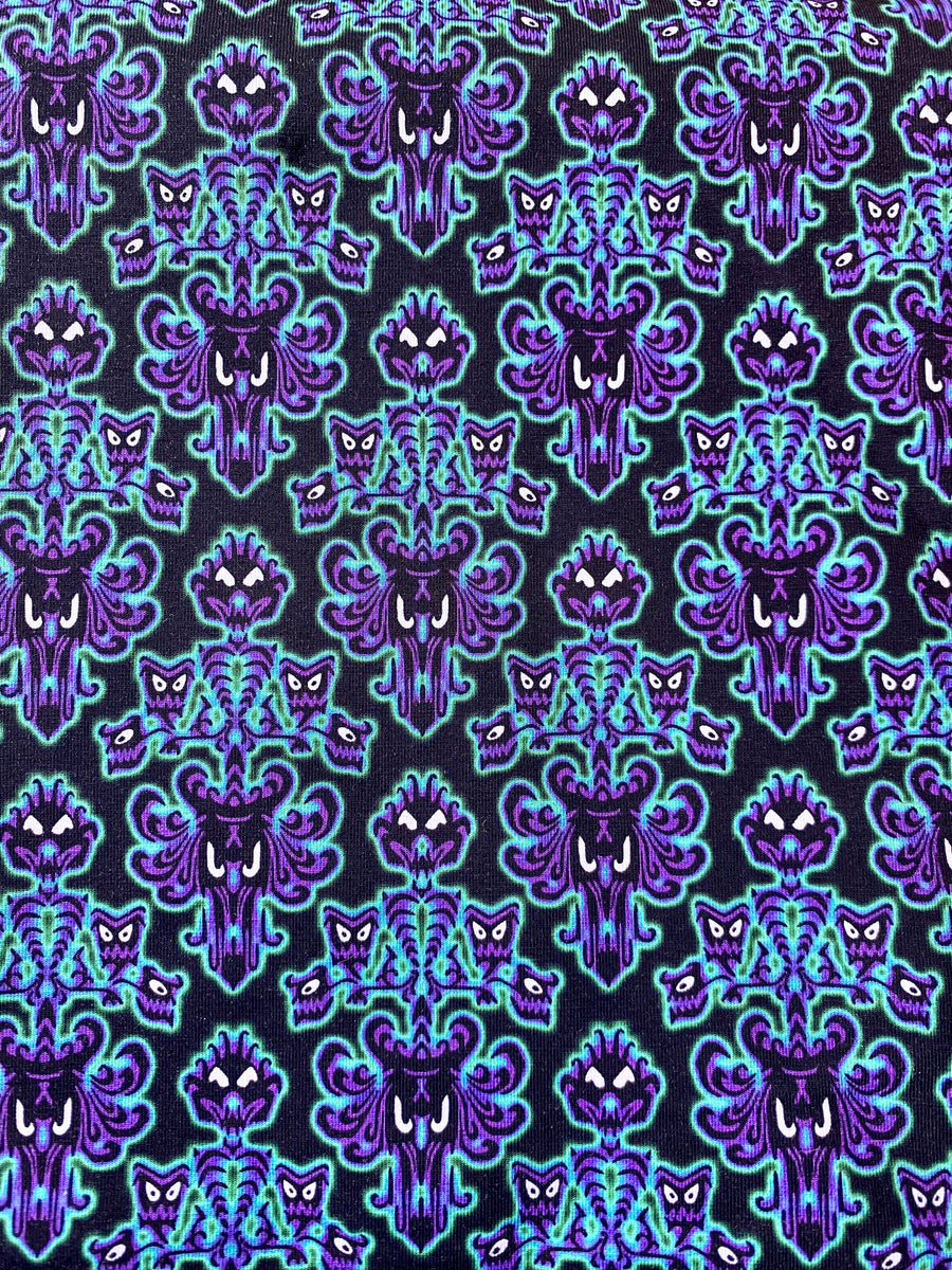 Haunted Mansion Oven Mitts Purple Wallpaper Design 