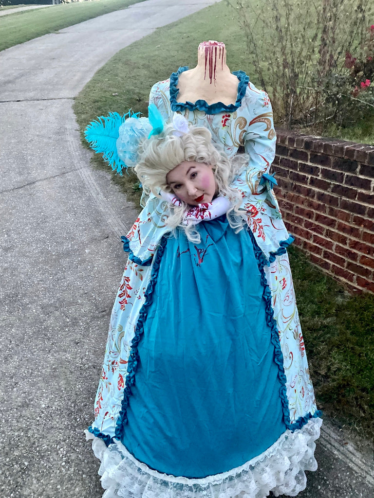Headless Marie Antoinette Costume - My 2021 DIY Halloween Costume Tutorial