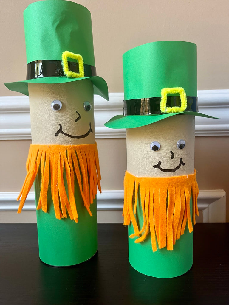 St.Patrick's Day Upcycle - Turning a Pringles Can into a Leprechaun