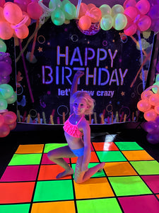 Glow Party Magic: Creating a Neon Dance Floor for Kids on a budget
