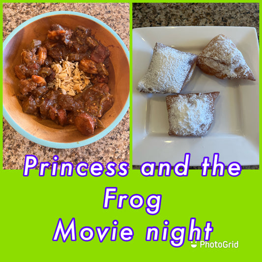 Princess and the Frog Family Movie Night