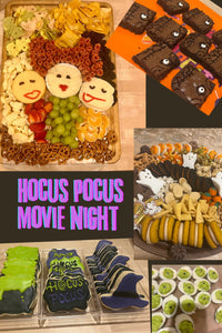 Moms Night In - Hocus Pocus Movie Night - with lots of Hocus Pocus Movie Night Ideas