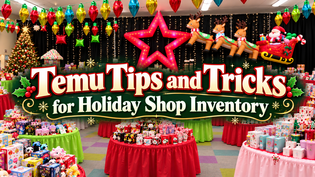 Temu tips and tricks for saving money on school holiday shop inventory
