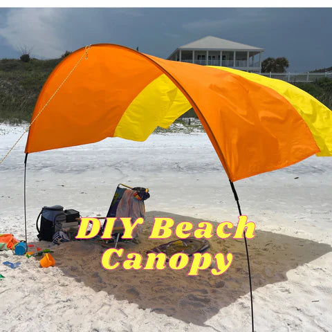 DIY Beach Canopy