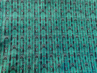 Haunted mansion small scale wallpaper green ghost host woven tumbler cut
