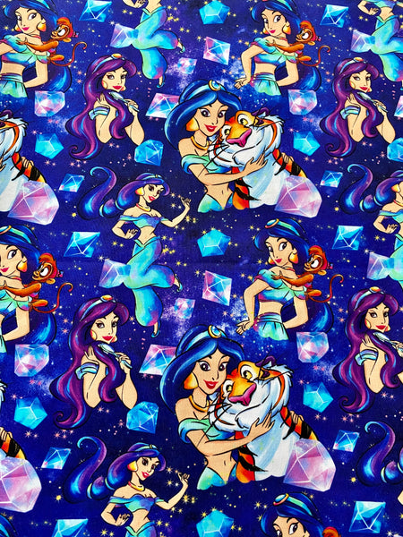 Aladdin Princess Jasmine Main woven tumbler cut