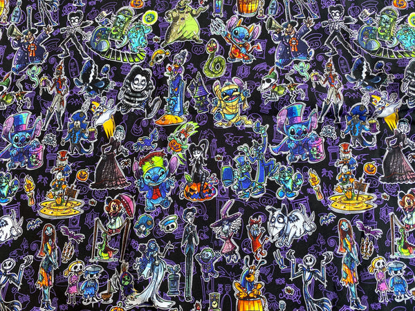 Inked purple Foolish Mansion Characters in haunted mansion Costumes CL tumbler cut