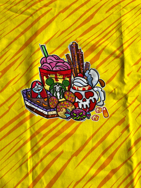 Orange and yellow Not so scary Halloween Snacks Big kid panel
