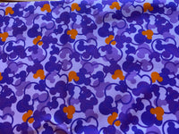 Mousefetti purple orange woven tumbler cut