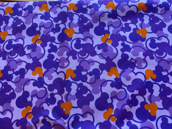 Mousefetti purple orange woven tumbler cut