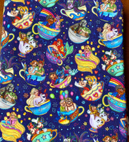 Tea cup party navy small scale cL tumbler cut