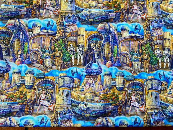 Space Wars Star Wars galaxy’s edge small scale Woven tumbler cut