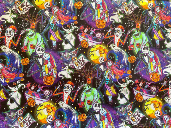 Skellington small scale Woven tumbler cut