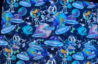 Space mouse Mickey and friends Woven tumbler cut