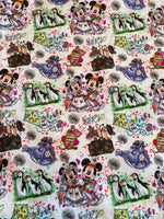 Spoonful of sugar Mary Poppins Mickey and Minnie white CL tumbler cut