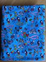 Blue Mickey Doodle Dooney and Bourke Cl tumbler cut