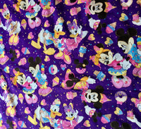 Purple mouskasweets Mickey Minnie Donald Daisy treats cL tumbler cut