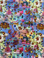 Cats away mice will play V2 Cinderella Mice woven tumbler cut