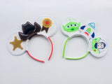 Toy Story Embroidered mouse ears with Buzz Lightyear and Alien Toy Story Mickey Ears Toy story land child adult ears buzz lightyear headband
