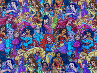Princess dreams small scale Woven tumbler cut